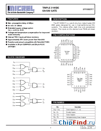 Datasheet SY100S317FC manufacturer Micrel