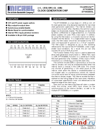 Datasheet SY100S838LZI manufacturer Micrel