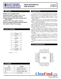 Datasheet SY10E116JC manufacturer Micrel