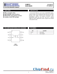 Datasheet SY10EL07ZC manufacturer Micrel