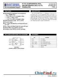 Datasheet SY10ELT28KI manufacturer Micrel