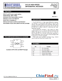 Datasheet SY10EP16VKC manufacturer Micrel