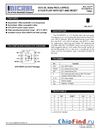 Datasheet SY10EP31VKITR manufacturer Micrel