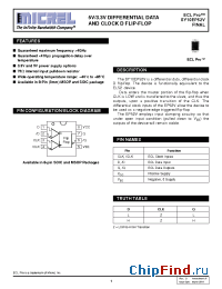 Datasheet SY10EP52VKCTR manufacturer Micrel