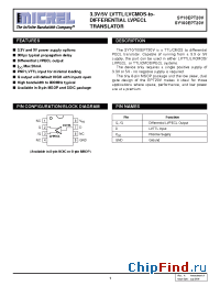 Datasheet SY10EPT20VZCTR manufacturer Micrel