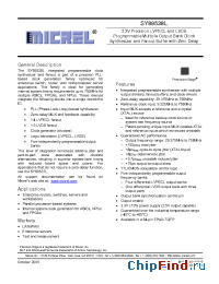 Datasheet SY89538L manufacturer Micrel