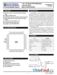 Datasheet SY89824LHC manufacturer Micrel