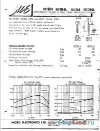 Datasheet BCI84L manufacturer Micro Electronics