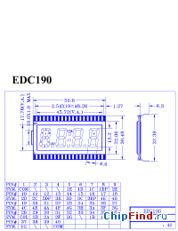 Datasheet EDC190 manufacturer Micro Electronics