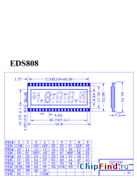 Datasheet ED-S808 manufacturer Micro Electronics