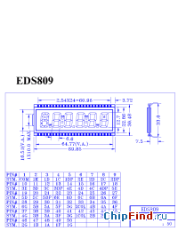Datasheet ED-S809 производства Micro Electronics