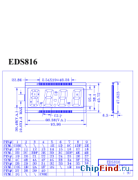 Datasheet ED-S816 производства Micro Electronics