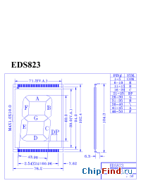 Datasheet ED-S823 manufacturer Micro Electronics