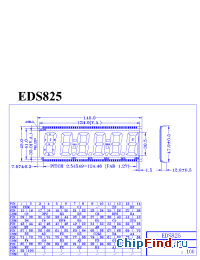 Datasheet ED-S825 manufacturer Micro Electronics
