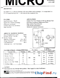 Datasheet MBB51TA manufacturer Micro Electronics