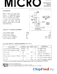 Datasheet MEL82 manufacturer Micro Electronics