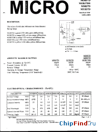 Datasheet MGB37D производства Micro Electronics