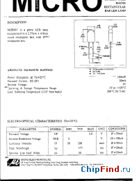 Datasheet MGB81C manufacturer Micro Electronics