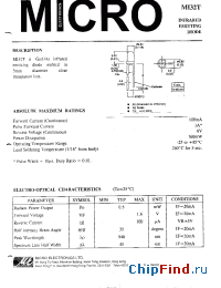 Datasheet MI32T manufacturer Micro Electronics