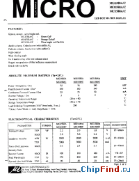 Datasheet MO1588A производства Micro Electronics