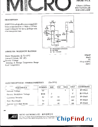 Datasheet MOB79TA manufacturer Micro Electronics