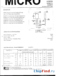 Datasheet MOB81CRA manufacturer Micro Electronics