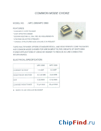 Datasheet MPC3590 manufacturer Micro Electronics