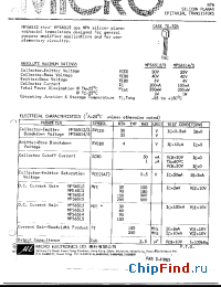 Datasheet MPS651S manufacturer Micro Electronics