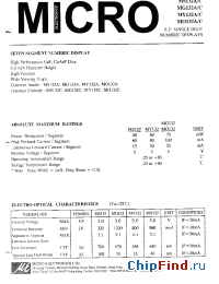 Datasheet MS132A-C manufacturer Micro Electronics