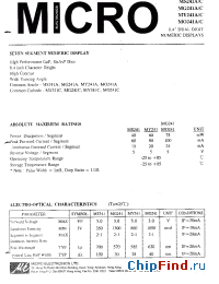 Datasheet MS241C manufacturer Micro Electronics