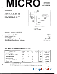 Datasheet MSB31TK manufacturer Micro Electronics