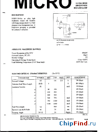 Datasheet MSB51TA-3 manufacturer Micro Electronics