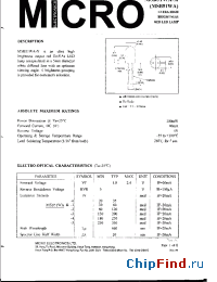 Datasheet MSB51WA-X manufacturer Micro Electronics