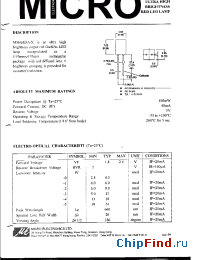 Datasheet MSB68DA-4 manufacturer Micro Electronics