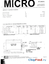 Datasheet MSE18TA-0 manufacturer Micro Electronics