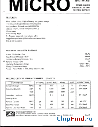 Datasheet MSG1557A manufacturer Micro Electronics