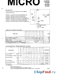 Datasheet MYB38D производства Micro Electronics