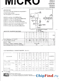 Datasheet MYB62D производства Micro Electronics