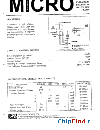Datasheet MYE39TA-2 производства Micro Electronics