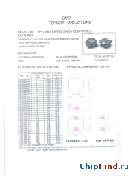 Datasheet SPC-0303-181 manufacturer Micro Electronics