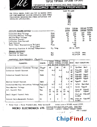 Datasheet TIP30A manufacturer Micro Electronics
