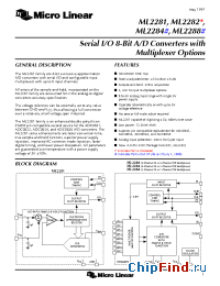 Datasheet ADC0834BCN manufacturer Micro Linear