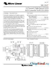 Datasheet ML2264CCP manufacturer Micro Linear