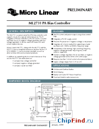 Datasheet ML2731 manufacturer Micro Linear