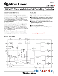 Datasheet ML4828 manufacturer Micro Linear