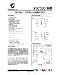 Datasheet 24C080-ISN manufacturer Microchip