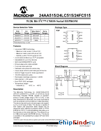 Datasheet 24LC515-I/SM manufacturer Microchip
