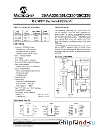 Datasheet 25C320-E/SN manufacturer Microchip