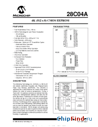 Datasheet 27C04AT-15L manufacturer Microchip