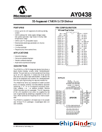 Datasheet AY0438I производства Microchip